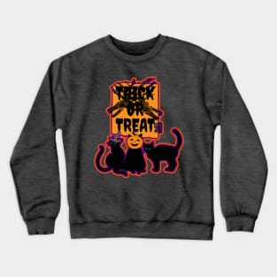 Trick or Treats Spooky Cats Crewneck Sweatshirt